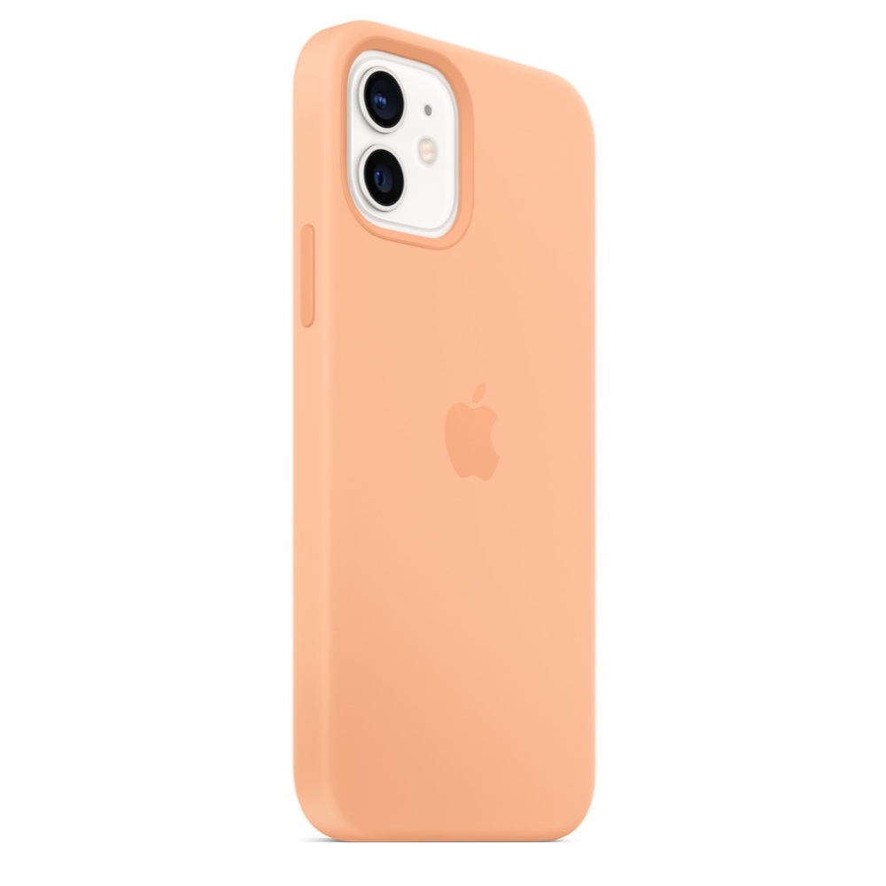 Official Apple 12 Pro Max Iphone Case Cantaloupe color
